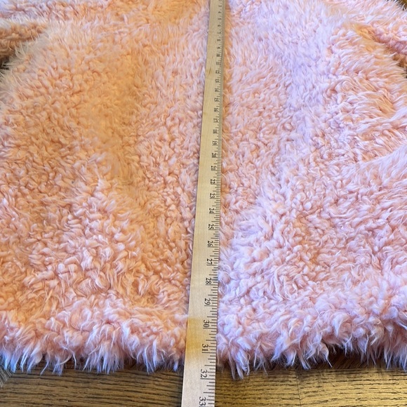 JustFab Fuzzy Pink Women’s Jacket/Coat Size Large - Picture 6 of 9